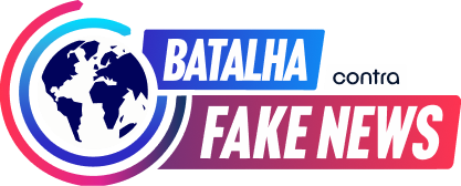 Imagem da logo do game online Batalha contra Fake News da Destrava.
